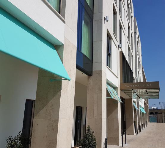 Greenwich Awning® for the Tamburlaine Hotel, Cambridge